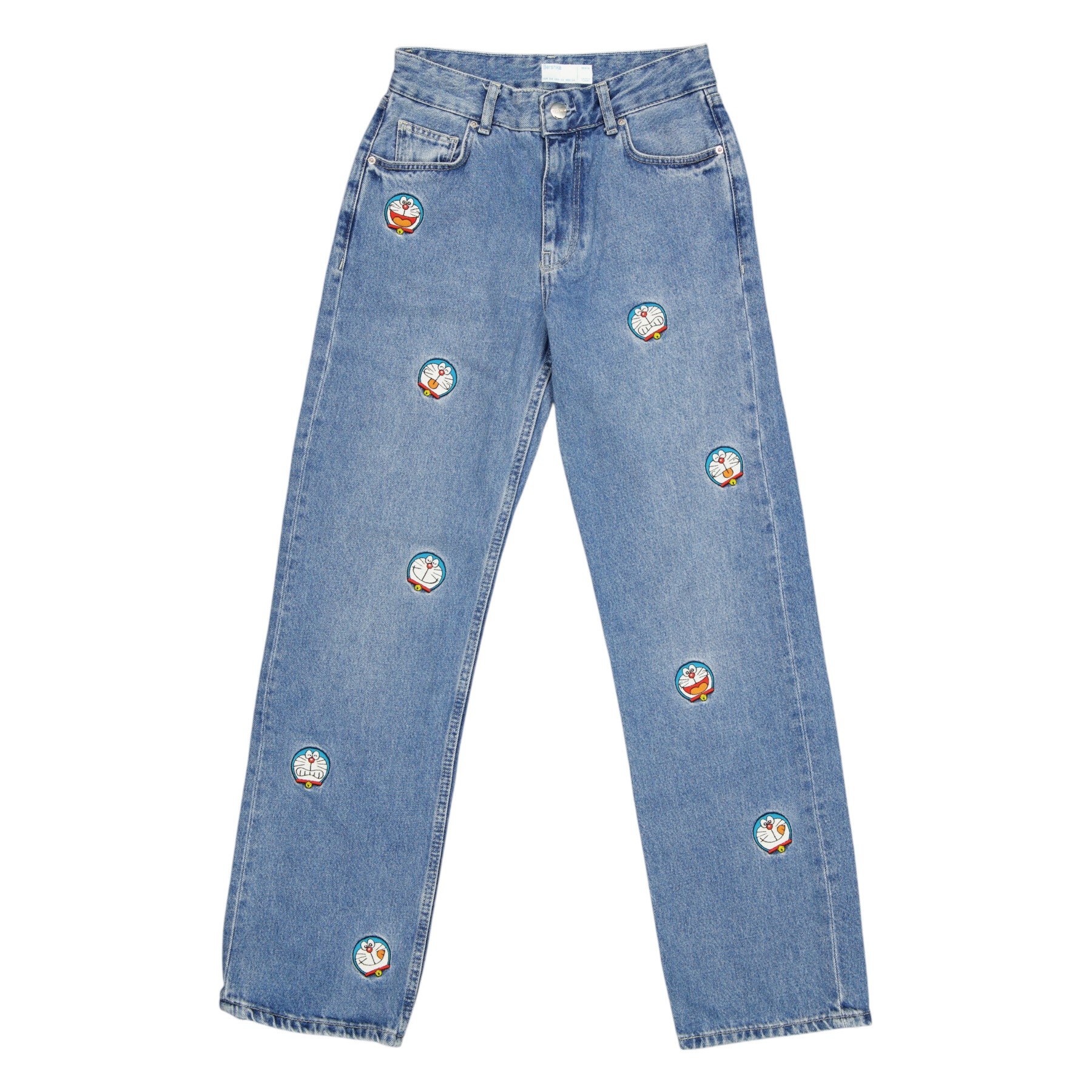 BERSHKA - JEANS DROITS - 34