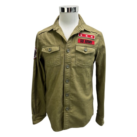 SUPERDRY - CHEMISES LONGUES - S