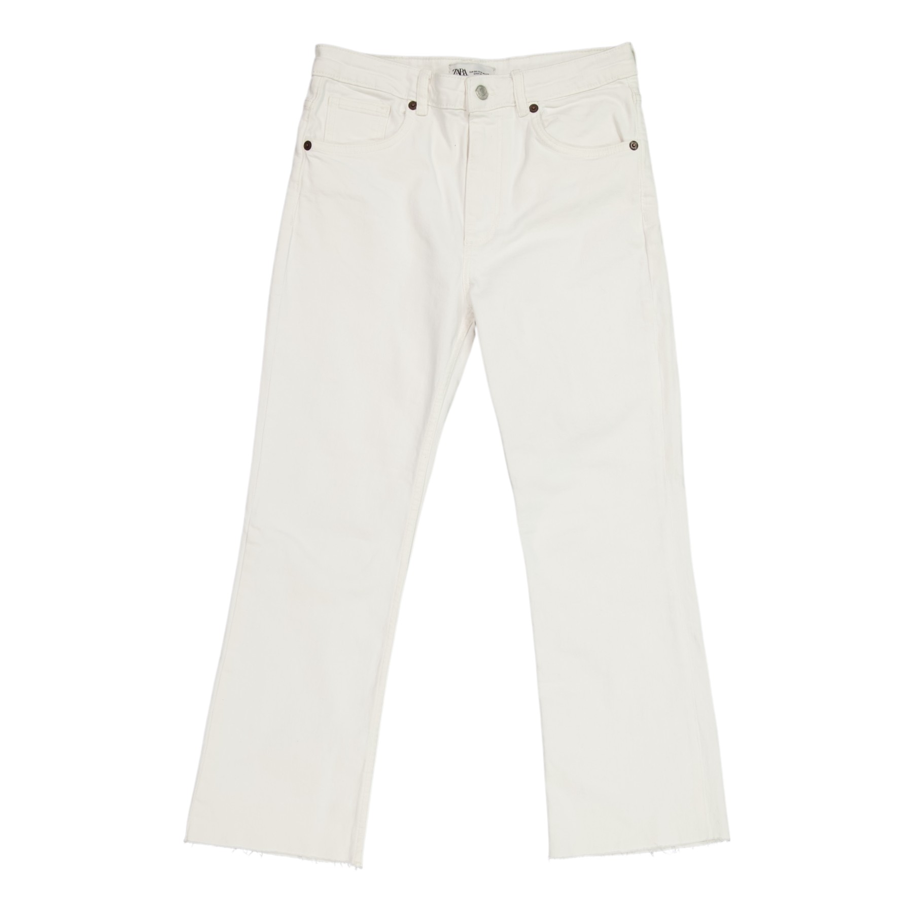 ZARA - JEANS DROITS - 38