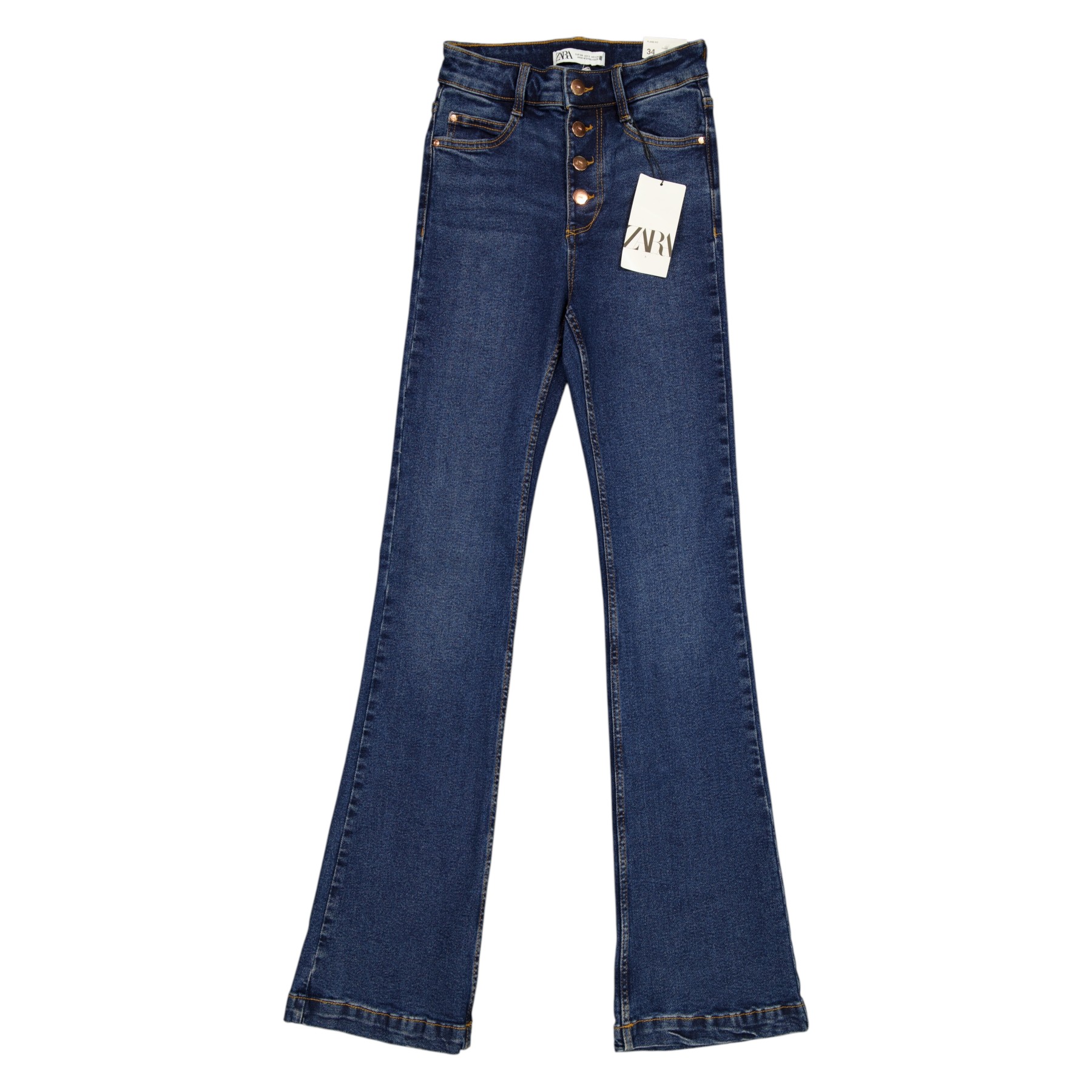 ZARA - JEANS BOOTCUT & EVASES - 34