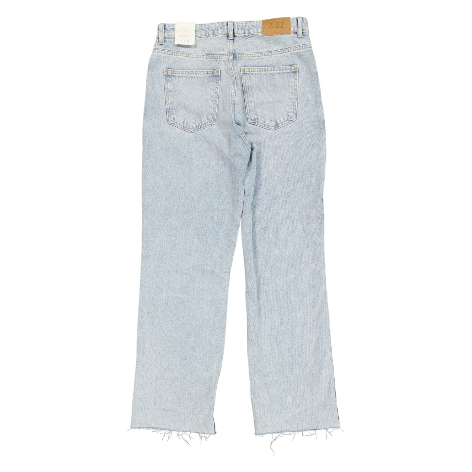 ZARA - JEANS DROITS - 38
