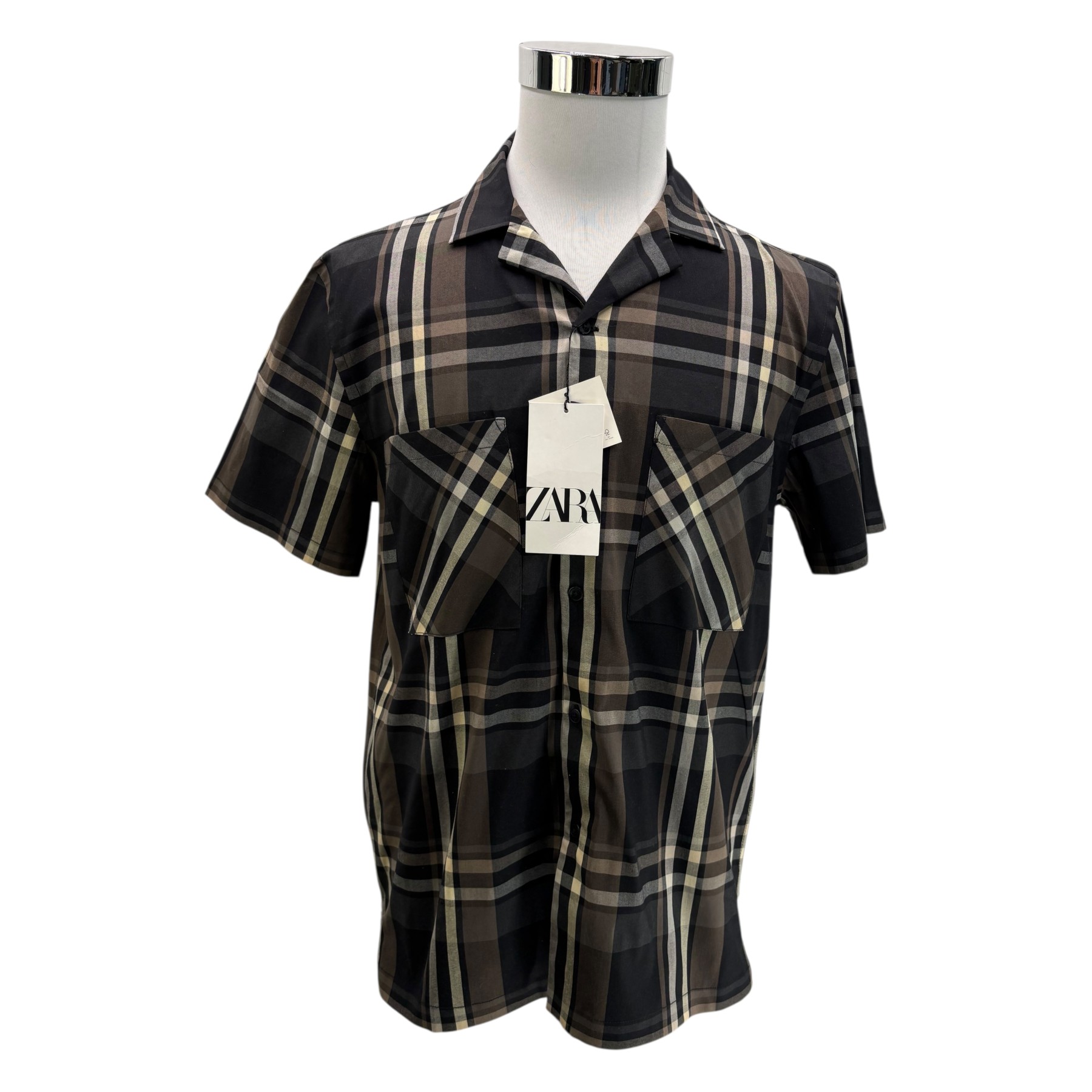 ZARA - CHEMISES COURTES - M